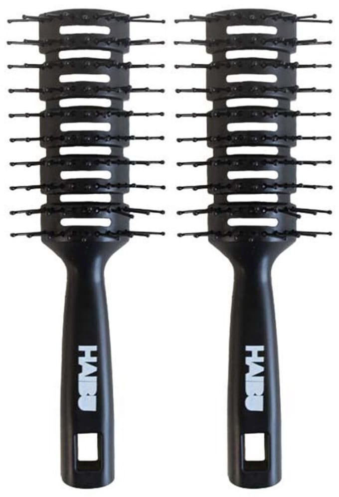 Haibu Essentials Anti-Klit Haarborstel - voor Dik en Lang Haar - 2 Stuks