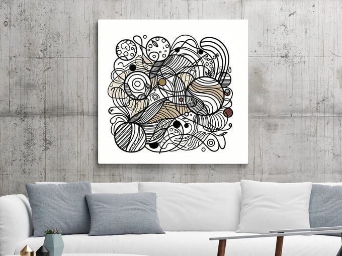 Kunstprint | Wanddecoratie | Dibond | 30 × 30 cm