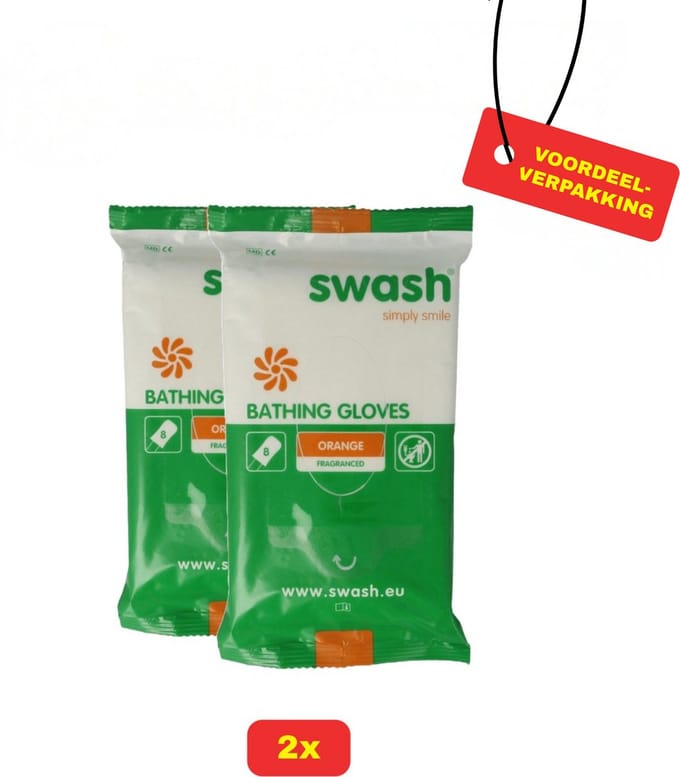 2x Swash Washandjes - Geparfumeerd - 5-pack - Voordeelverpakking!