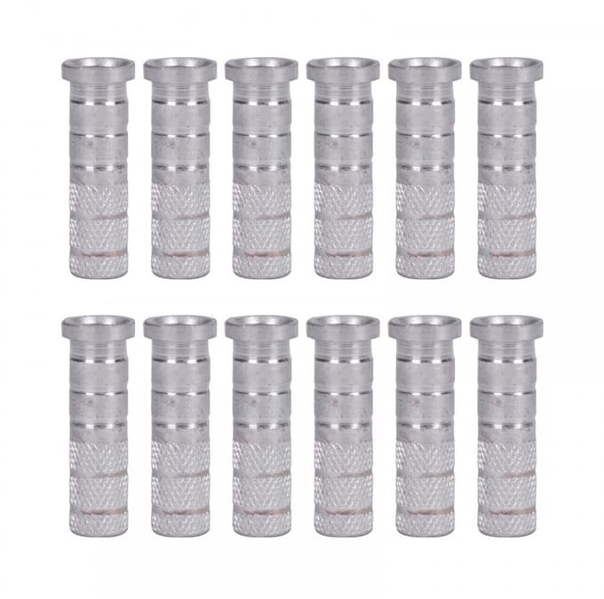 Dailygoods - 12 Stuks Aluminium Pijlen Inserts voor Boogschieten
