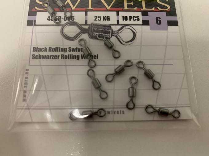 Spro - tonwartel - swivel - 10 stuks - maat 6 - 25 kg