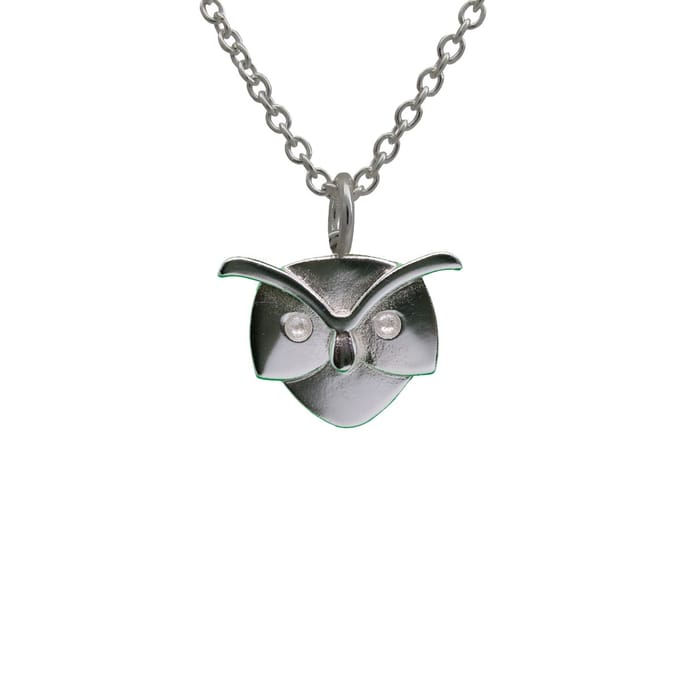 AuBor ®. Hanger. Zilver. De uil.