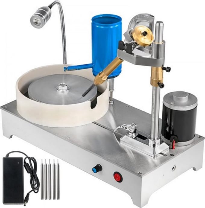 Polijstmachine - Sieradenslijper - 120W - 1800 RPM - Met Wateremmer