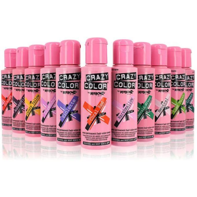 Crazy Color Semi-Permanent Hair Color Cream 69 Graphite 100ml