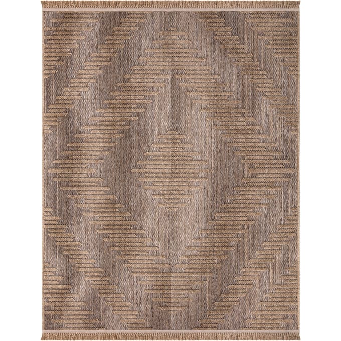 Binnen- en buitenkleed Colonia beige 80x150 cm