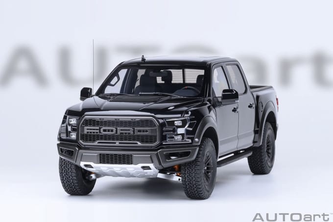AUTOart 1/18 Ford F-150 Raptor Supercrew - 2019, Agate Black