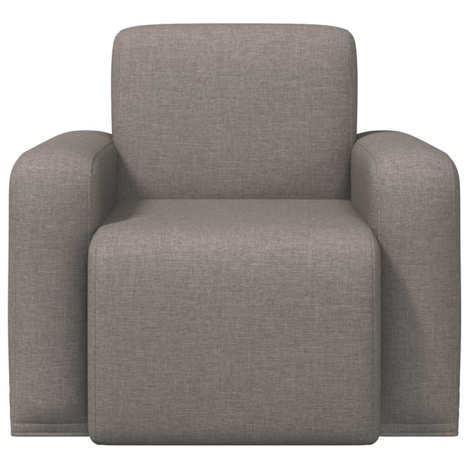 vidaXL - Fauteuil - Taupe - Stof