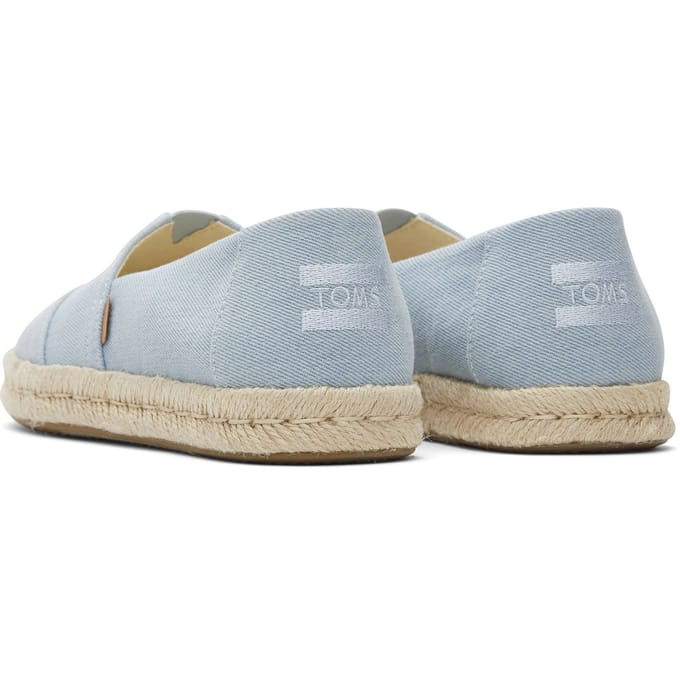 TOMS Alpargata Rope 2.0 Textiel Dames Lichtblauwe Espadrilles