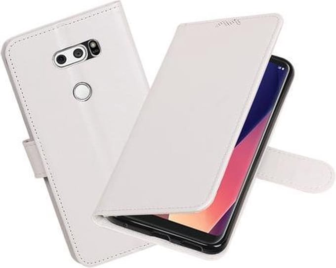BestCases - Wit Portemonnee booktype hoesje LG V30