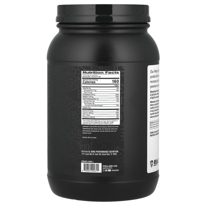 BPN, protéine de lactosérum, beurre de cacahuète chocolat, 2 lb 7,4 oz (1,118 g)