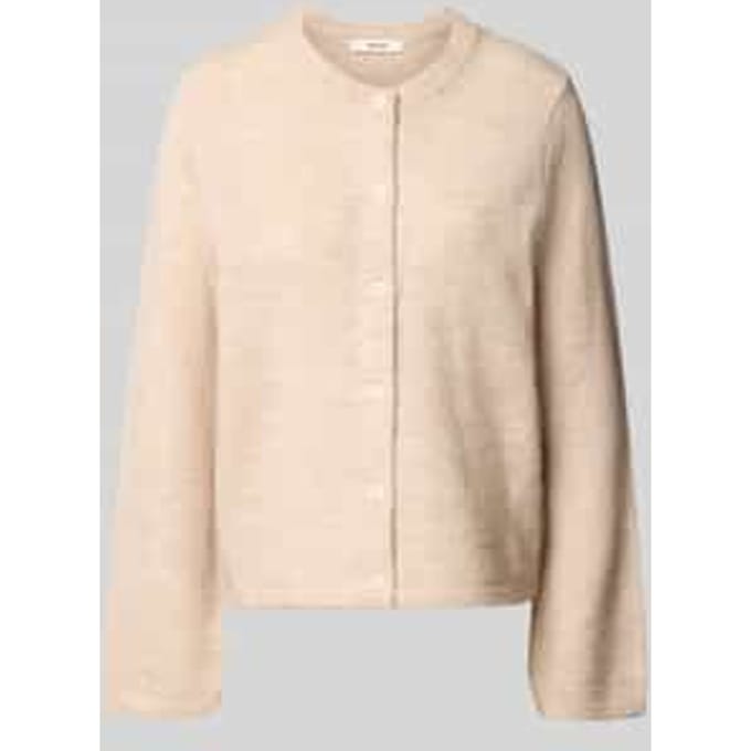 regular fit gebreid jack van wolmix met alpaca-aandeel model 'LULU NEW'