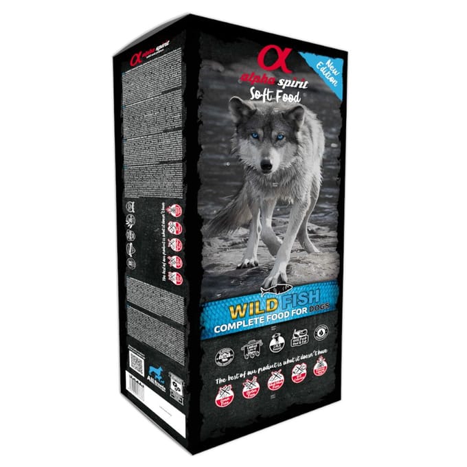 2 x 9 kg alpha spirit Complete Wild Fish Droogvoer Hond