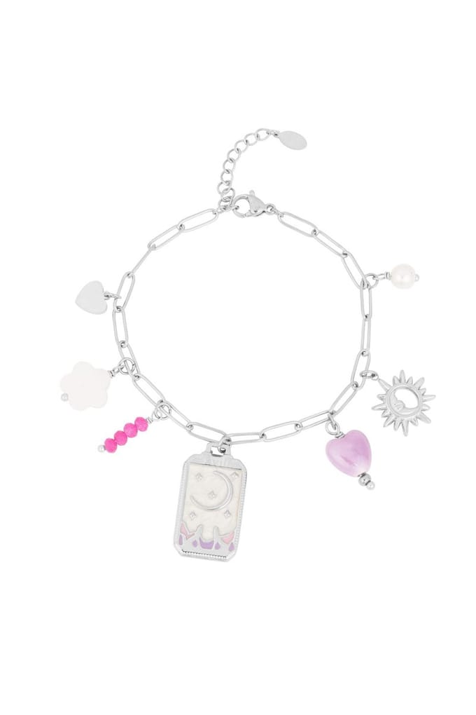 Bedelarmband tiny Moon - Verkleurt niet - Cadeau - Goudlief