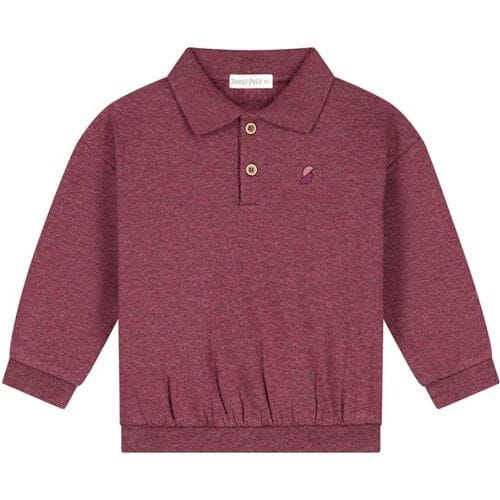 Sweet Petit peuter sweater Pim Red Brown 80 heren