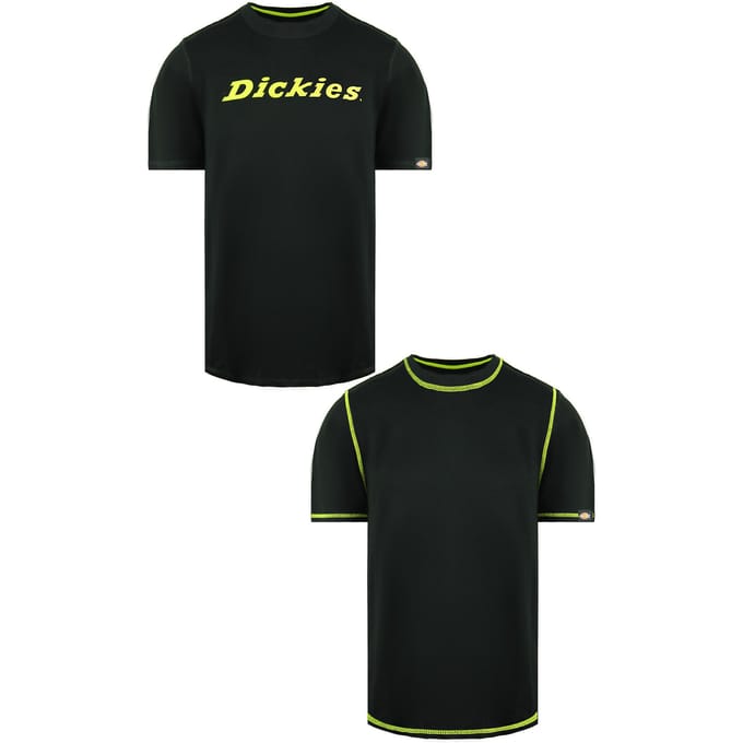 Dickies 2-Pack Heren Zwart T-shirt