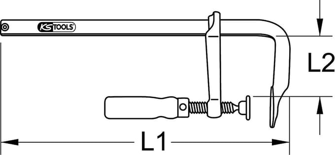 Beugelspanner Staal 120-250 mm Dubbel Geprofileerd Robuust