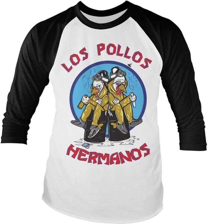Breaking Bad Walter Jesse Hermanos Baseball Long Sleeve Tee SP-19-BB018-H51-6
