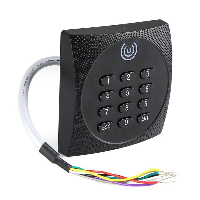 125KHz WG26 RFID Waterdicht ID Wachtwoord Toetsenbord Toegangscontrolesysteem Kaartlezer black