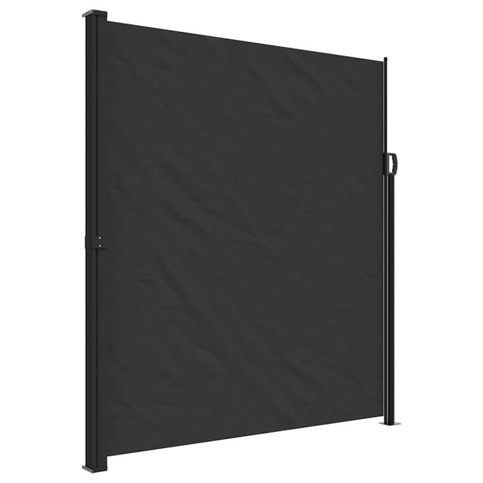 vidaXL - Windscherm - uittrekbaar - 220x300 - cm - zwart
