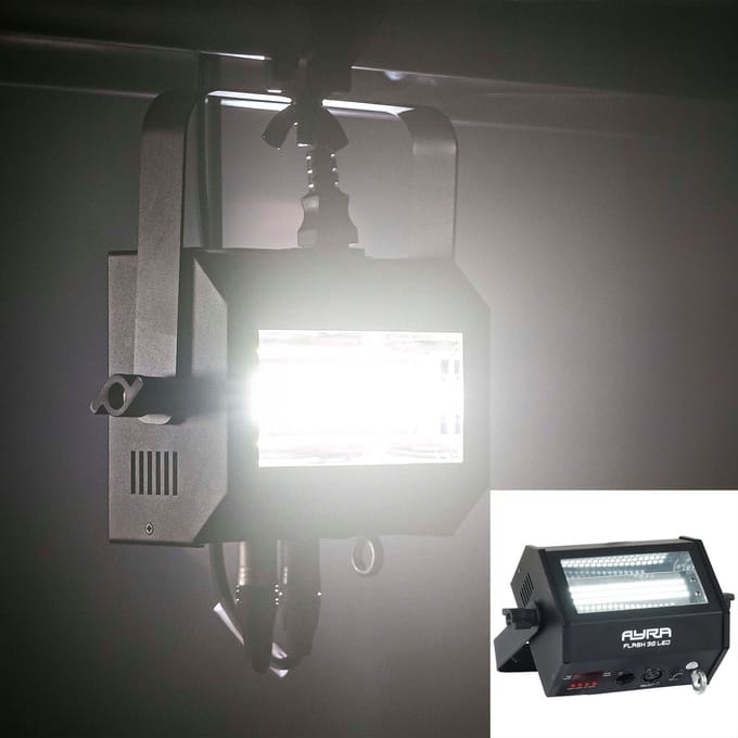 LED Stroboscoop - Ayra Flash 30 - Multikleur