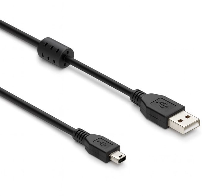 Delock Cable USB 2.0 Type-A male > USB 2.0 Mini-B male 1.5 m black