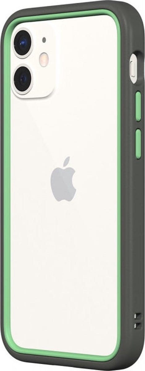 RhinoShield CrashGuard NX Apple iPhone 12 Mini Hoesje Grijs/Groen