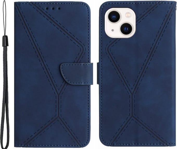 Cityhoesje-iPhone 15 hoesje - Leather- Book case