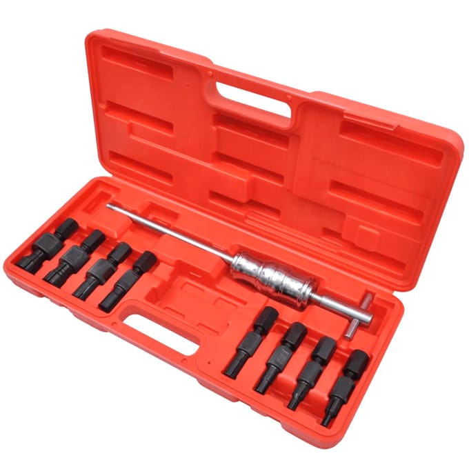 vidaXL Kogellagertrekker blind gat set