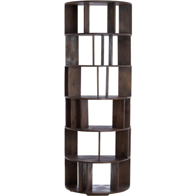 Light & Living - Wandkast LIMPYA - 76x37x212cm - Bruin