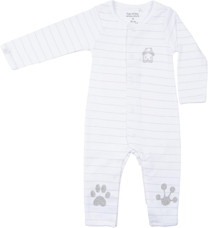 Frogs and Dogs | Onesie | Wit | Maat 50