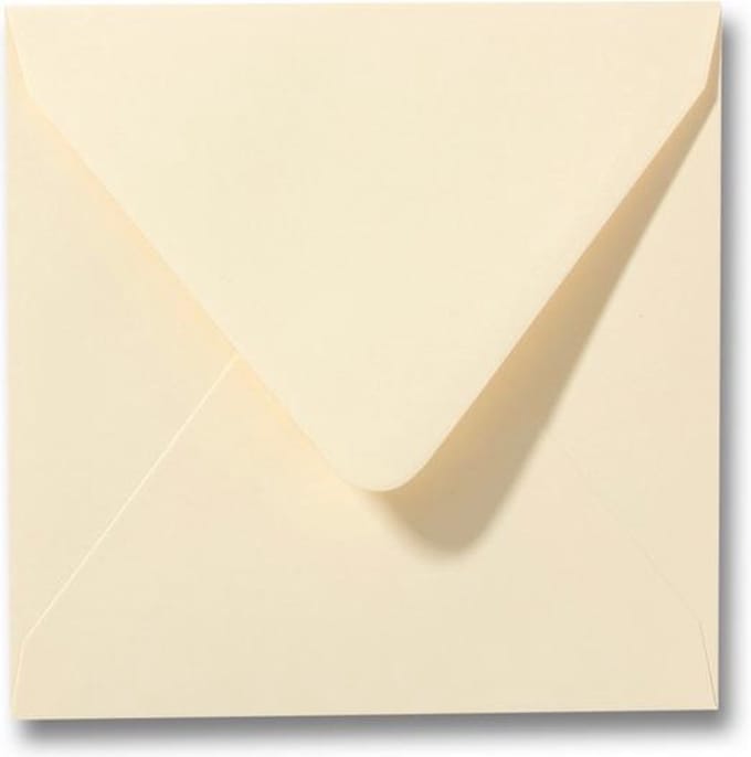 Envelop 16 x 16 Chamois, 100 stuks