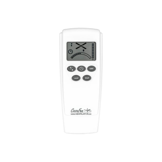CasaFan Plafondventilator Eco Regento, chroom, hout, DC-motor, Ø 140 cm