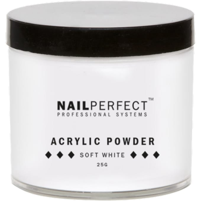 NailPerfect Acrylic Powder Soft White 25gr