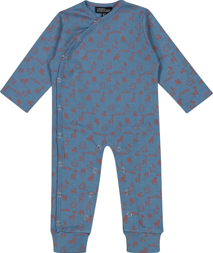 4PRESIDENT Romper - Zoo AOP - Maat 68 - Rompertjes baby