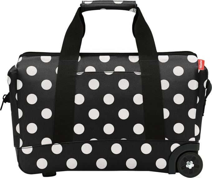 Reisenthel Allrounder Trolley Reistas Op 2 Wielen - 30L - Frame Dots Wit