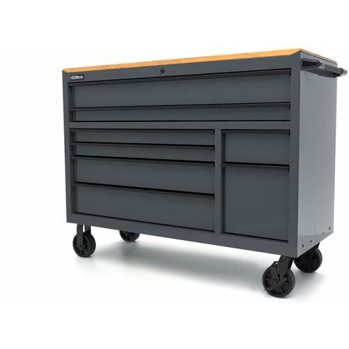 HBM gereedschapswagen, 8 laden, 142 cm, grijs