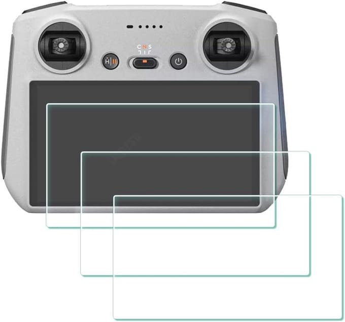 Screenprotector voor DJI Mini 4 Pro / 3 Pro Afstandsbediening - Gehard Glas 0,3 mm, 9H, Anti-Kras, Bubble Free - 3 Stuks