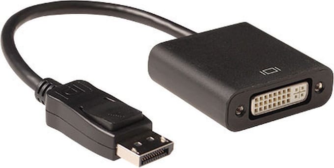 ACT 15 cm Verloop kabel DisplayPort male naar DVI female AK3985