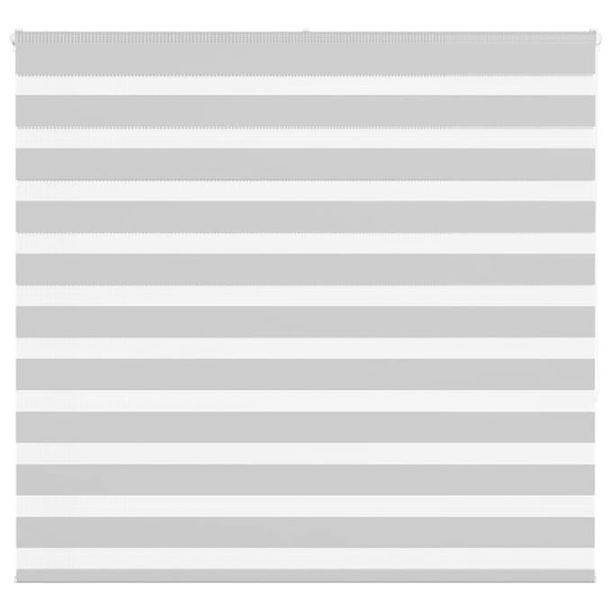 vidaXL - Zebra - rolgordijn - 165x150 - cm - stofbreedte - 160,9 - cm - lichtgrijs