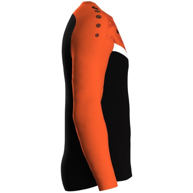 Jako Iconic Sweater Heren - Zwart / Fluo Oranje | Maat: S