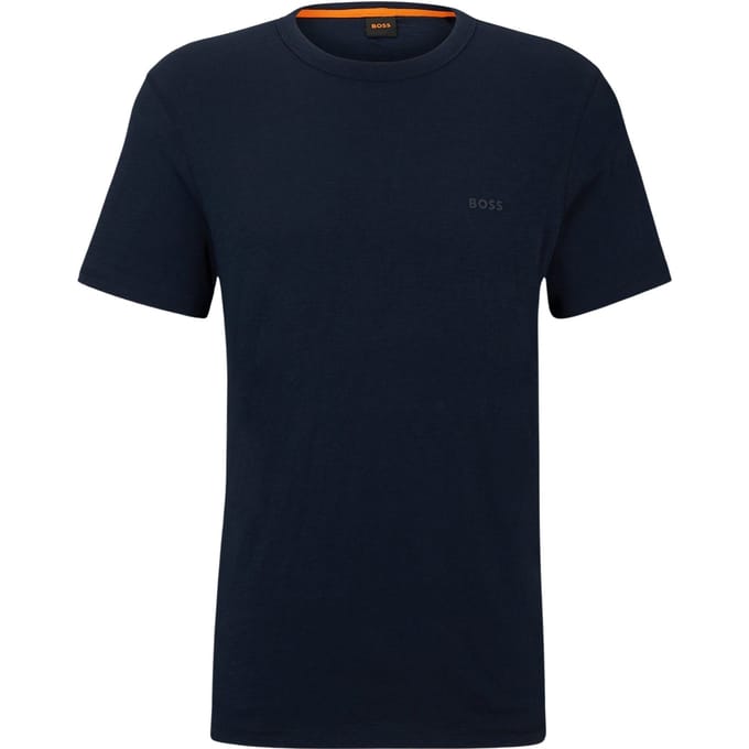 Comfortable Solid Cotton T-Shirt with Short Sleeves and Crew Neck