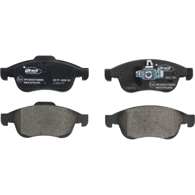 Remblokset BRECK 24914 00 651 00, voor