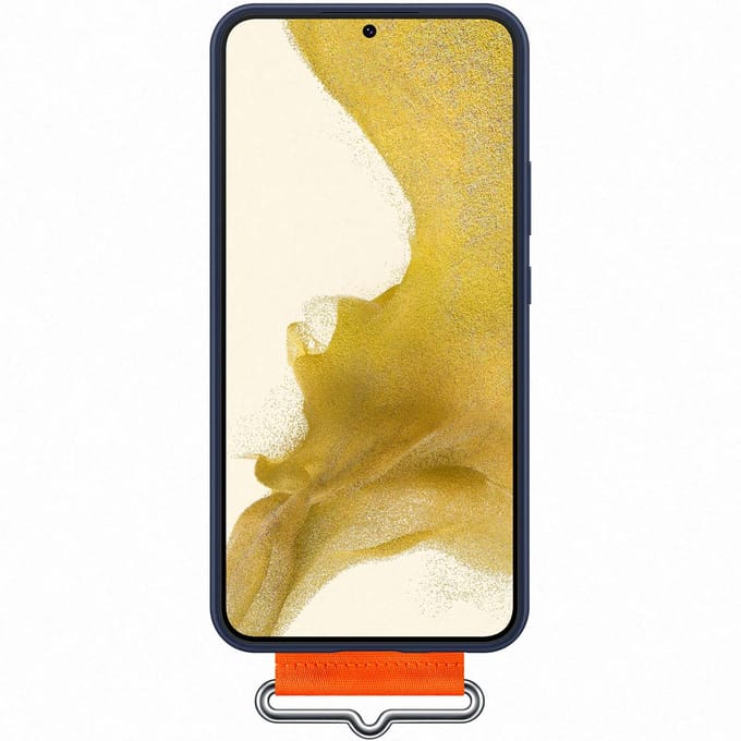 Étui pour Samsung Galaxy S22 Plus Samsung Coque en Silicone Bleu Marine
