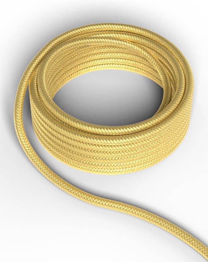 Calex Strijkijzersnoer - Metallic Goud