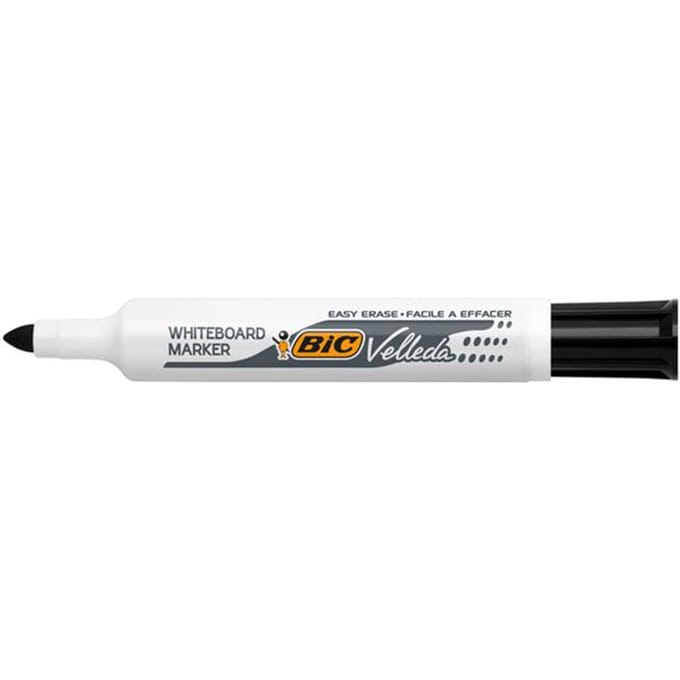 Whiteboardmarker Bic Velleda 1711 rond large zwart