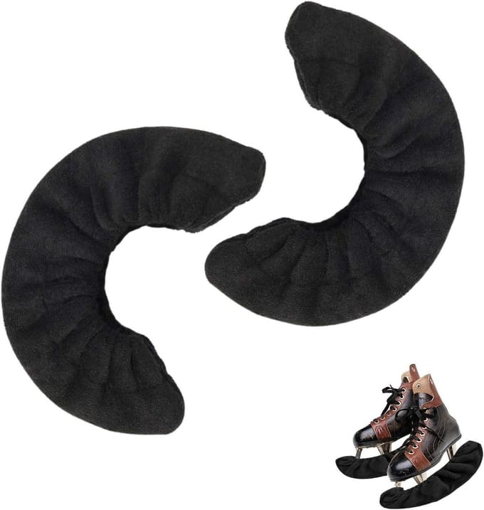 Schaatsbeschermers - Schaats Covers - Schaatsen Beschermen - Flexibele Pasvorm - 350mm Lengte - Zwart