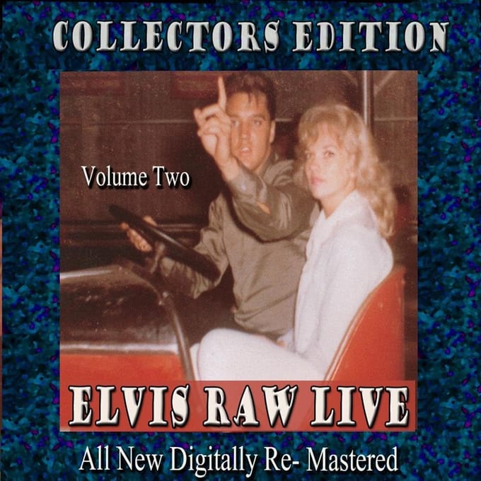 CD ELVIS PRESLEY - Elvis Raw Live - Volume 2  NONE WATERTOWER MOD 2016 US Rock Gebruikt brown