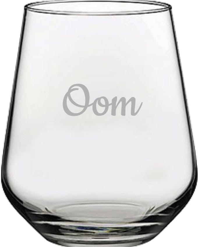 Gegraveerde Drinkglas 42,5cl Oom
