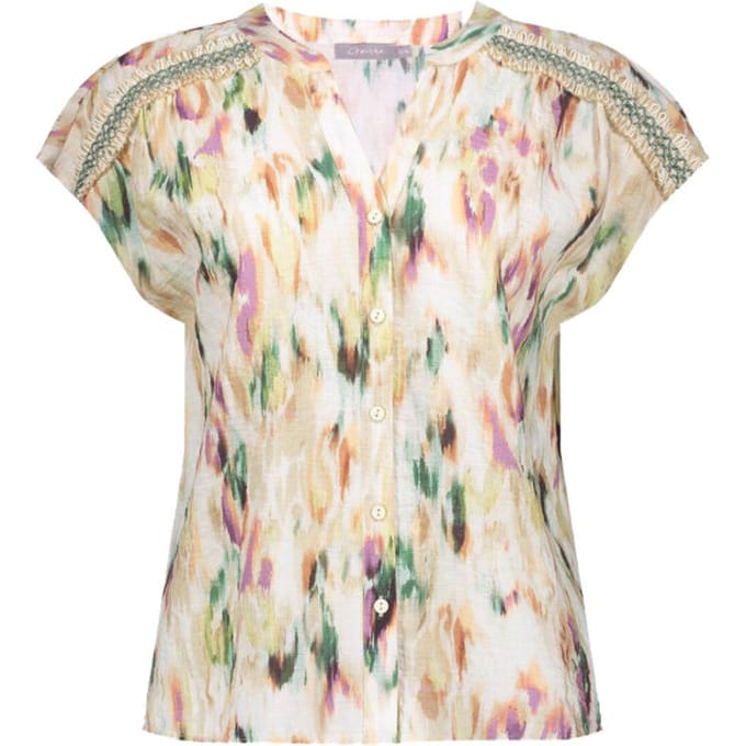 Geisha print blouse 63457-20 maat M