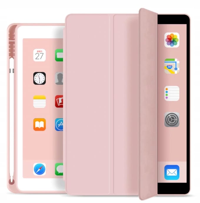EtuiTab - Smartcase voor iPad - Roze - Inclusief Pen Houder